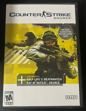 Counter Strike Source PC CD-ROM Game 2005 4 Disc Set Complete All Discs