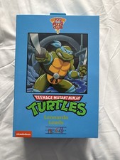 NECA TMNT PIZZA CLUB LEONARDO LEADS BOX NOT MINT