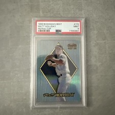 1999 Bowman's Best Refractor Matt Holiday PSA 9