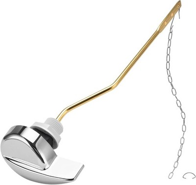 Polished Bright Silver TOTO Toilet Flush Handle - Easy Universal Installation