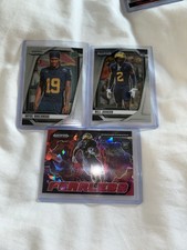 2025 Prizm Michigan Lot - Underwood RC, Will Johnson RC, Edwards Fearless
