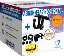 AUTOHAK AHK für VW Jetta Limousine III 05-10 hori. + 13-pol ERICH ES SPEZ