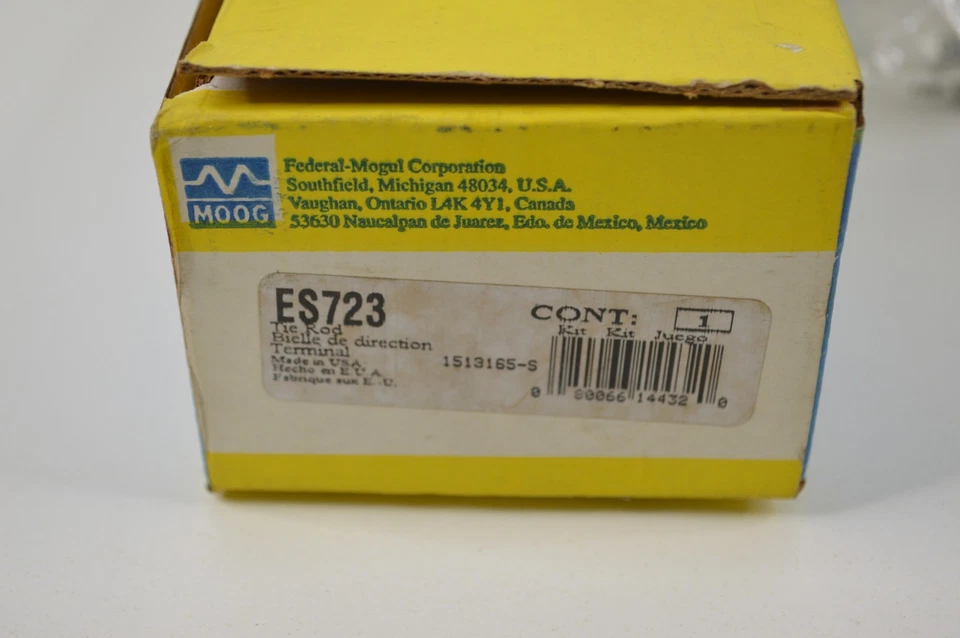 1966-1970 Oldsmobile Starfire Delta 88 98 Cutlass Inner Tie Rod End Moog ES723 - Image 2 of 4