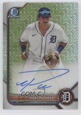 2022 Bowman Mega Box Chrome Mojo Auto Izaac Pacheco #BMA-IP Auto zr9