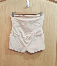 Maidenform #031728 Thigh Tummy Slimmer Firm Shapewear Bottoms Womens 2XL Beige