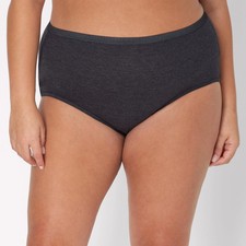 Cotton High Briefs 6-Pack Panties Just My Size Underwear Tagless Cool Comfort