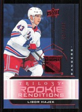2019-20 Upper Deck Trilogy Rookie Renditions Red #RR24 Libor Hajek /799