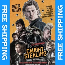 Austin Butler NEW Caught Stealing (2025) Blu-ray Disc Crime Movie 1080P Full HD