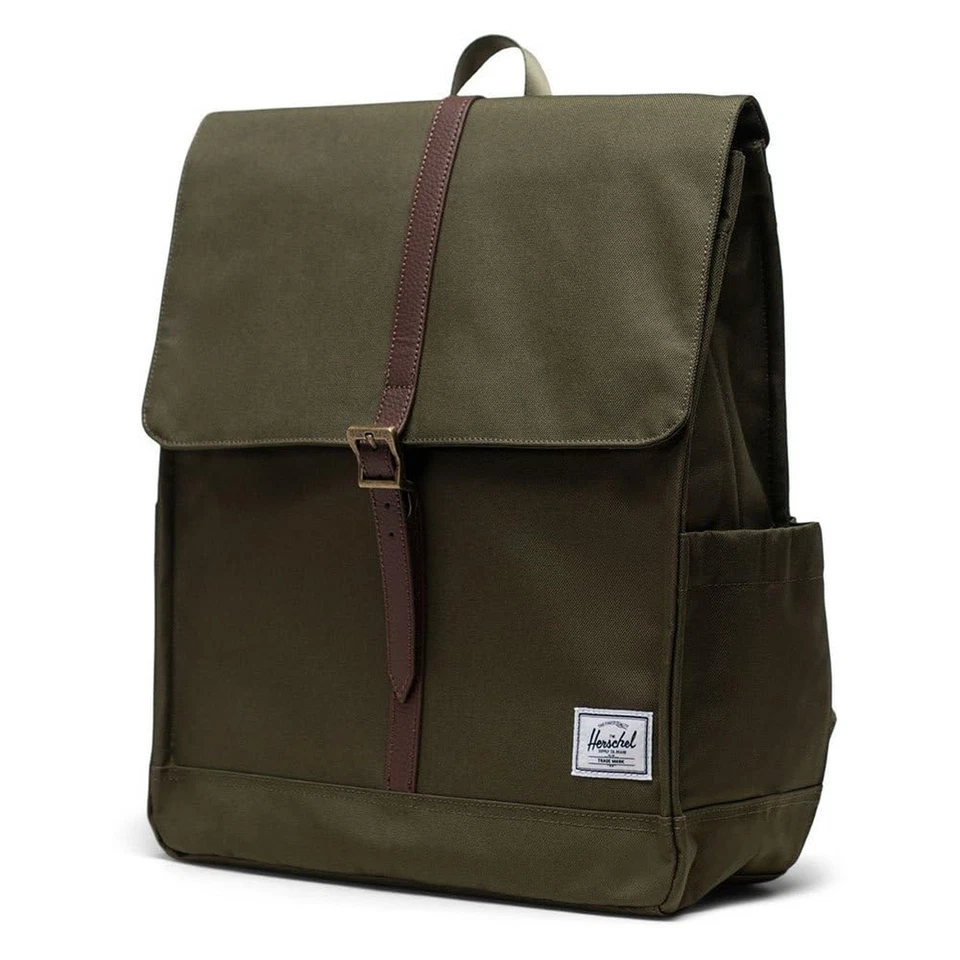 Mochila Herschel City, verde hera, volume médio 14,0L - Imagem 3 de 4
