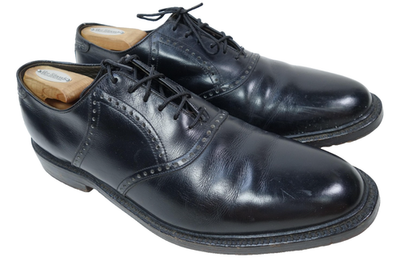 Footjoy Black Leather Dress Shoes Men’s Size 10 s-l400.jpg main image 2