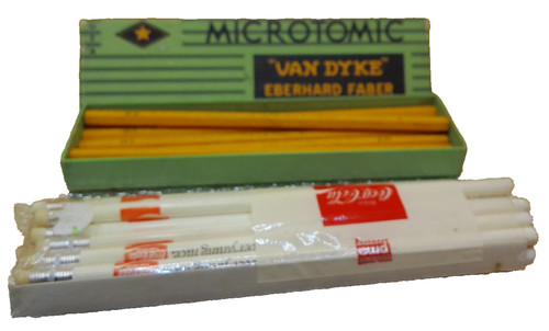 Coca Cola Coke Microtomic Van Dyke eberhard faber vintage pencils