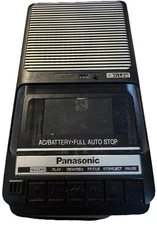 PANASONIC Slim Line Portable Cassette Player & Recorder # RQ-2102 Tested / Works