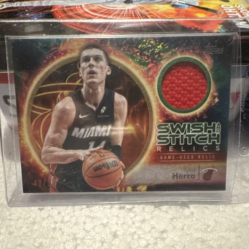 2025 Topps Basketball Gold Holo Foil Tyler Herro #SST-TH