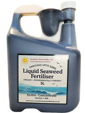 Liquid Seaweed Fertiliser 5L – Organic Plant Feed with Measuring Chamber 5.80 per litre