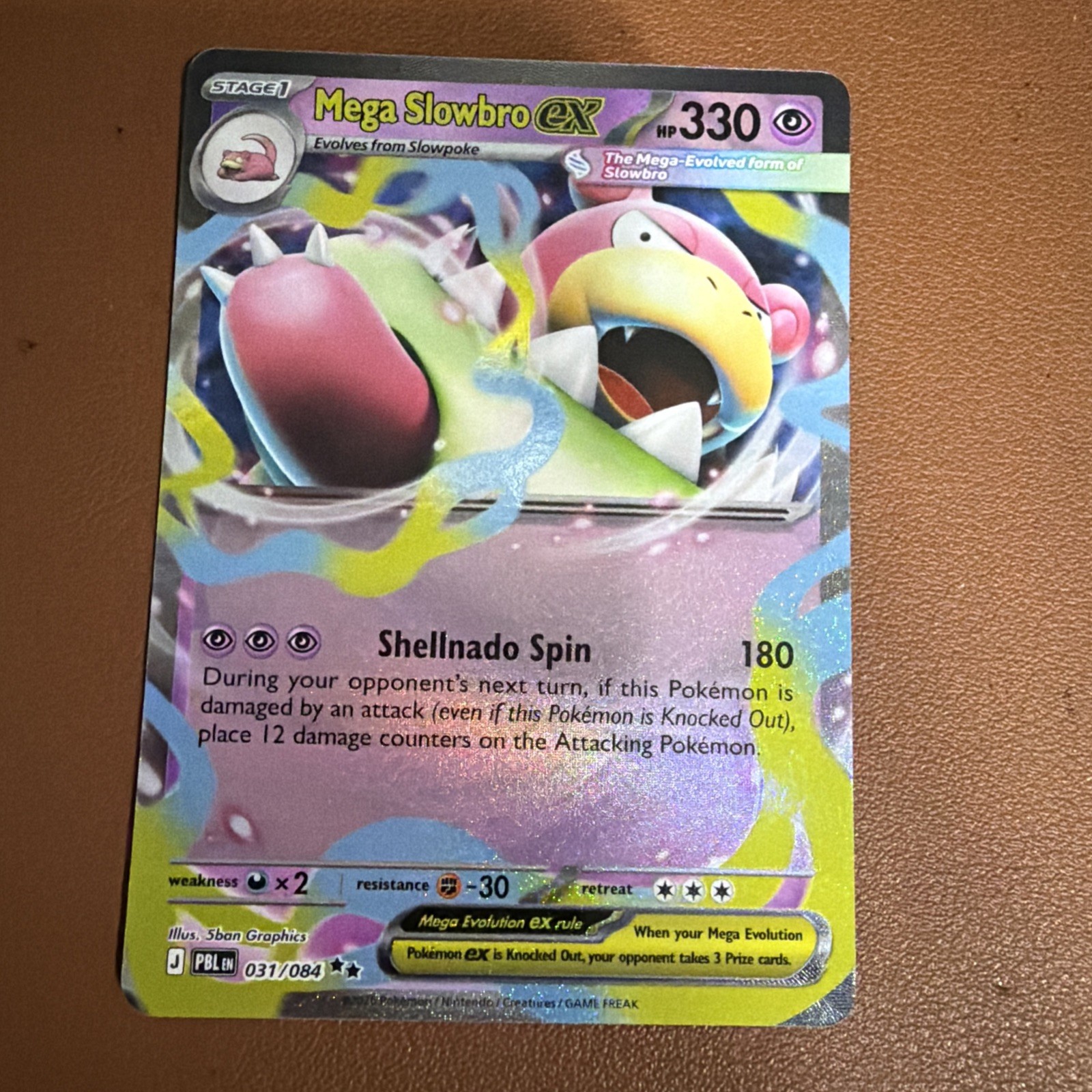 Pokémon TCG Mega Slowbro ex #31 PITCH BLACK 
