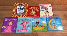 LOT of 7 Children's Picture Book Homeschool Teacher Pete Cat Fancy Nancy