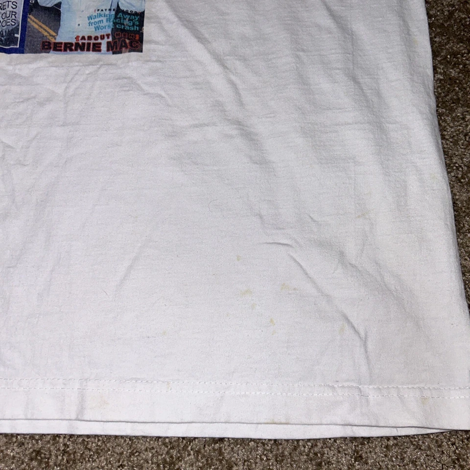 Camiseta De Colección Retro Bernie Mac RIP Actor Conmemorativo Comediante Negra Hip Hop 3XL Foto 4 de 4