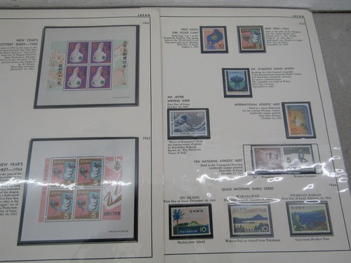 nystamps Japan many mint NH stamp collection album high value j2wf - Picture 7 of 17