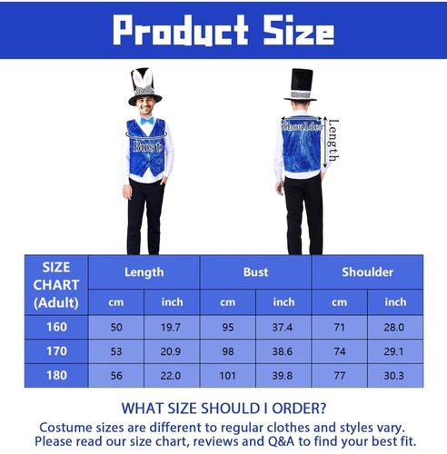 Easter Bunny Rabbit Fancy Dress Costume, (170cm See 2nd Pic For Measurements) - Picture 2 of 4