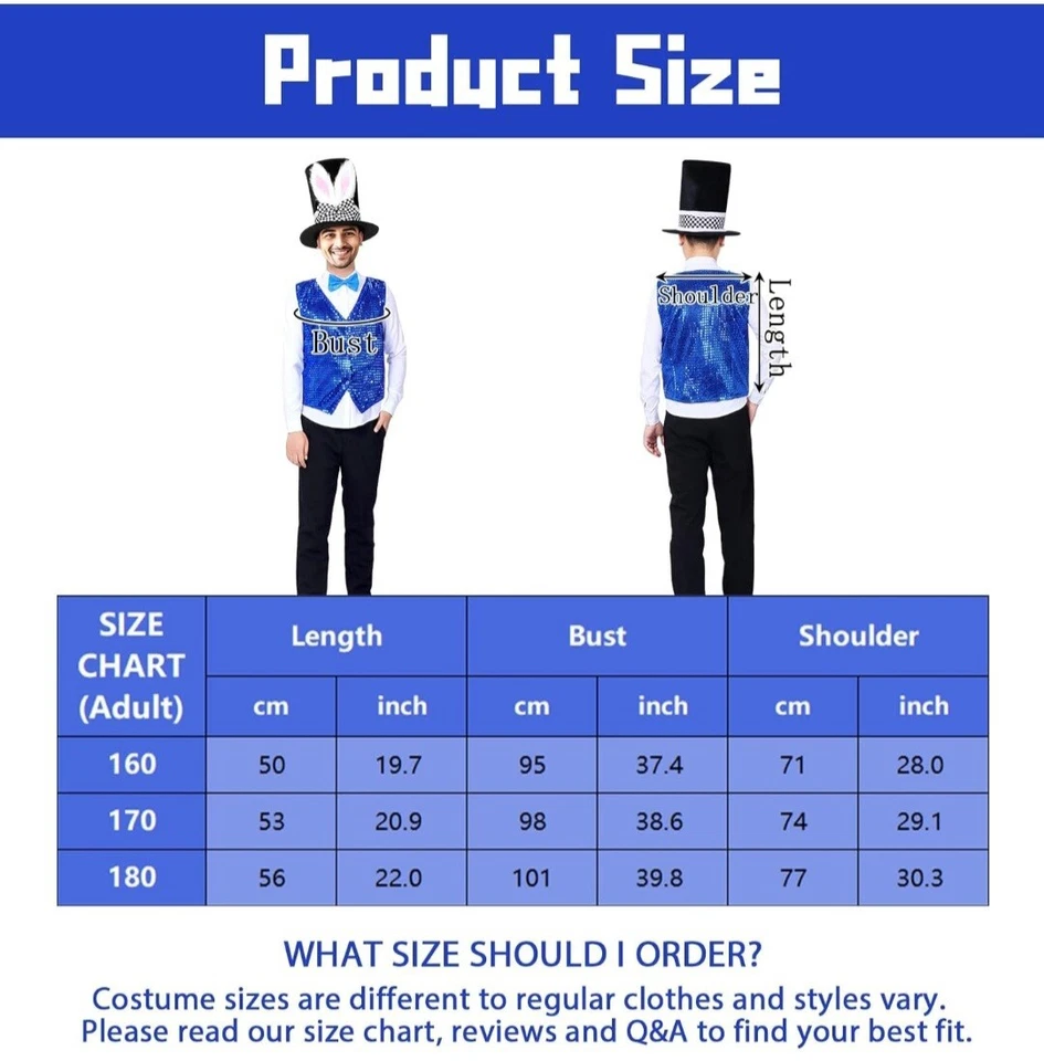 Easter Bunny Rabbit Fancy Dress Costume, (170cm See 2nd Pic For Measurements) - Image 2 of 4