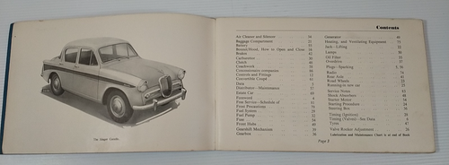 1960 Singer Gazelle Series IIIA Car Owners Handbook Manual Rootes England - Picture 8 of 17