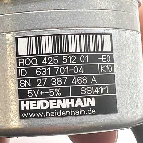 Heidenhain ROQ 425 512 01 E0 Absolute Multiturn Rotary Encoder 5V DC SSI41r1 New - Picture 4 of 11