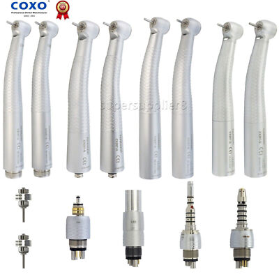 COXO Dental Fiber Optic Handpiece High Speed Turbine For Kavo NSK Sirona Coupler