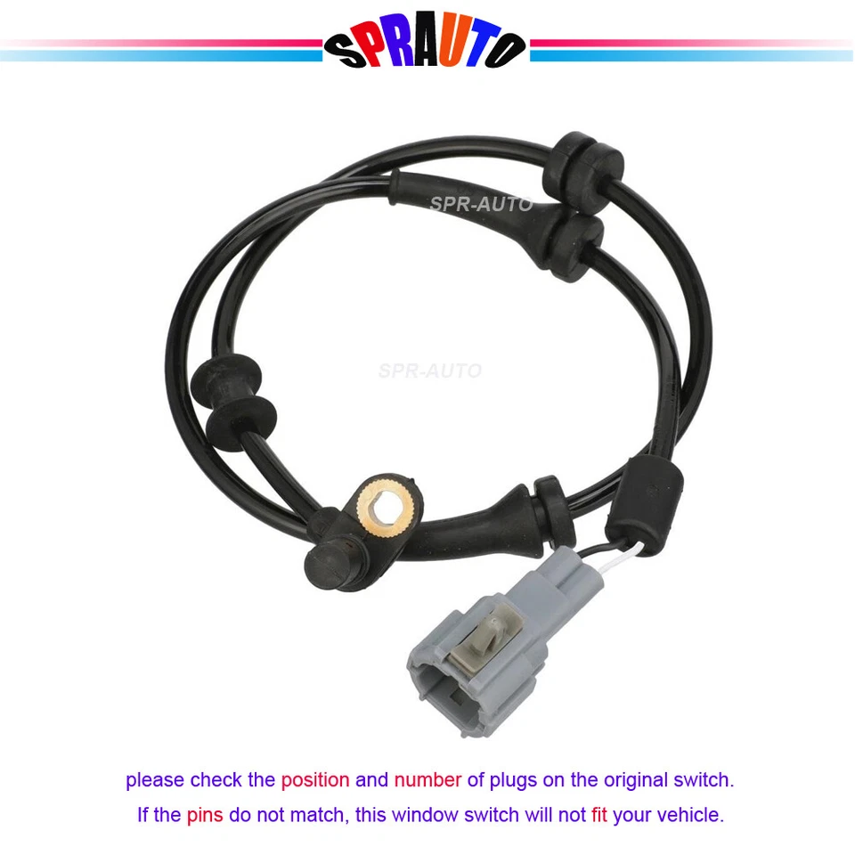 2pcs ABS Speed Sensor Front Driver or Passenger Side For 2008-2012 Nissan Titan - Image 3 of 4