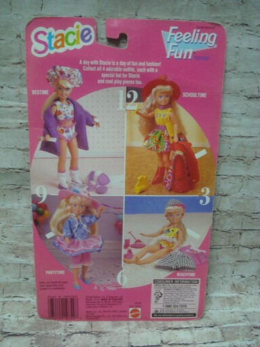 Vtg 90s Barbie STACIE Doll Clothes FEELONG FUN FASHIONS 1993 10749 MOC - Picture 5 of 6