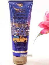 Bath Body works FROSTED COCONUT SNOWBALL Ultimate Hydration Body CREAM 8 oz *NEW