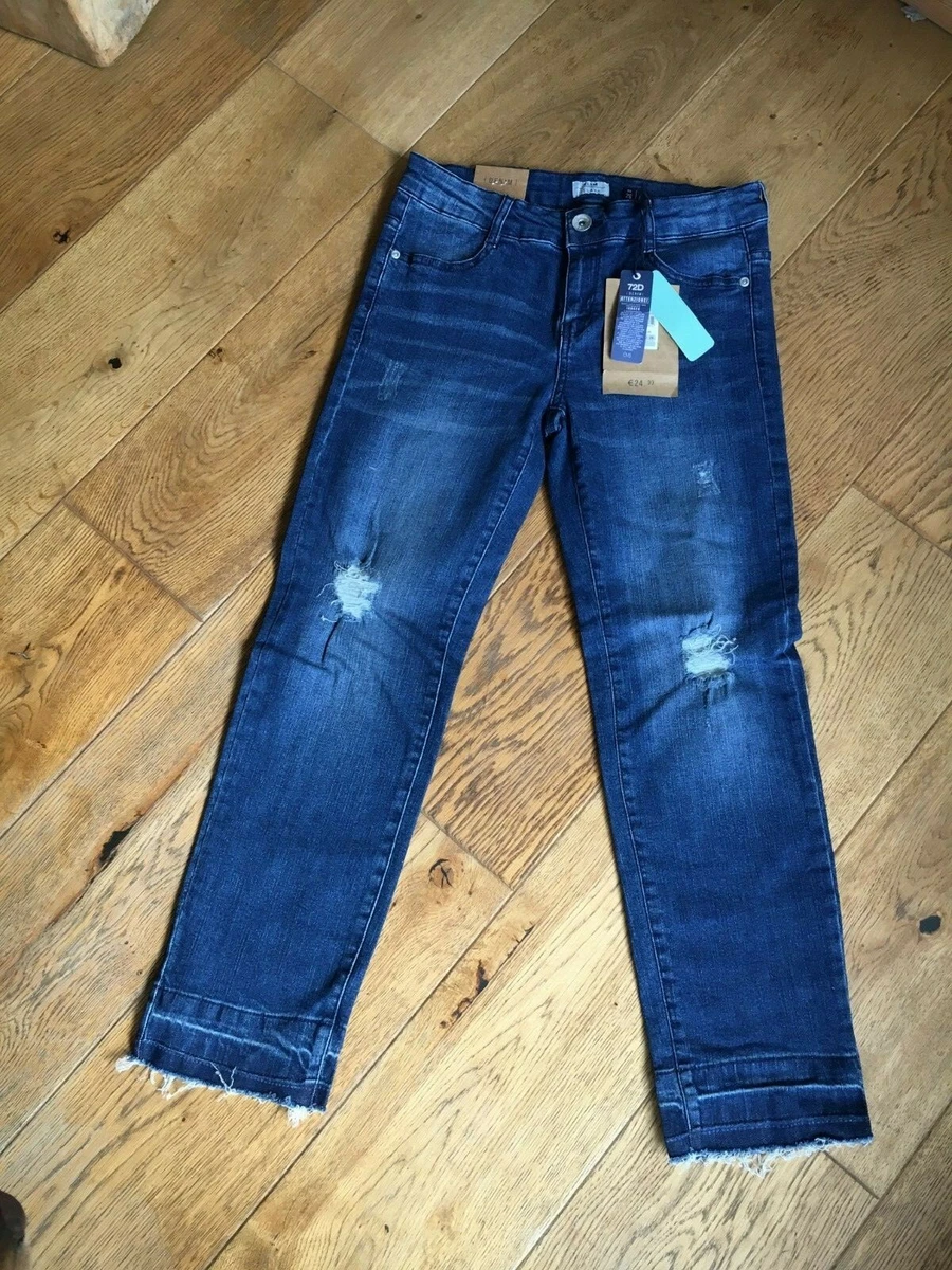 Ladies cropped cheap jeans uk