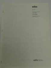 Technische Information / Stromlaufplan Braun Atelier HiFi CC 4 Vorverstärker