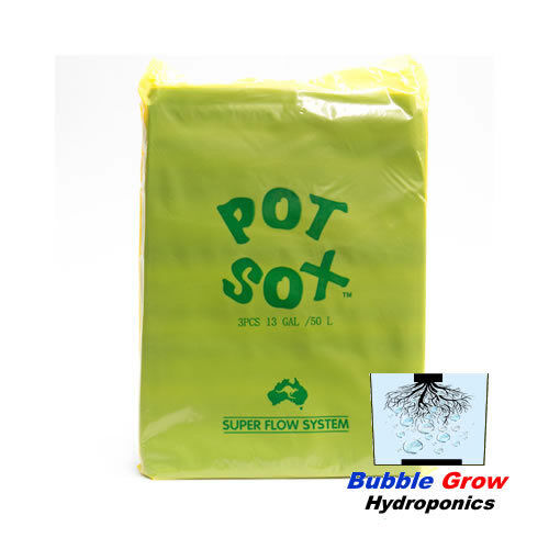 POT SOX 50L 3 PACK SOCKS LINER TO REMOVE GROWING MEDIUM ROOT BALL EASY - Picture 1 of 1