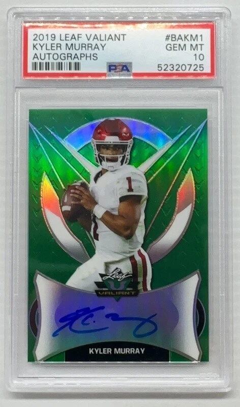 Kyler Murray Leaf Valiant Autographs #BAKM1 Base