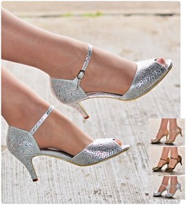 mid heel prom shoes