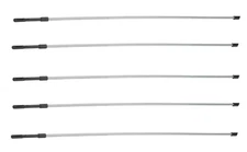 5 Pack Airsoft Rifle Cleaning Rods, Easily Clean and Unjam bbs from barrel