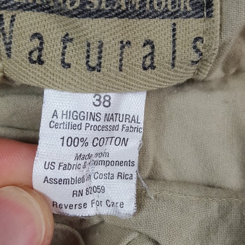 Khaki Pleated Front Relaxed Fit Men's Size 38 Preppy Chino Golf Shorts Chinos - Picture 7 of 7