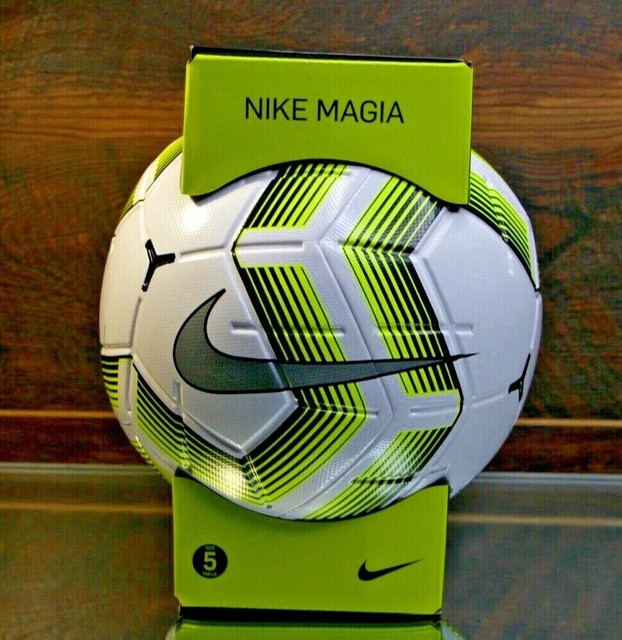 Nike Team Magia II Soccer Ball - White/Black/Volt, Size 5 for sale online | eBay