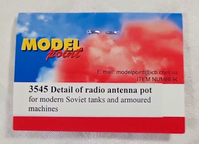 Model Point 3545 Detail of Radio Antenna Pot for Modern Soviet Tanks Armoured