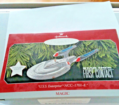 1998 Hallmark QXI7633 '' U.S.S. Enterprise NCC-1701-E'' VINTAGE  DV61
