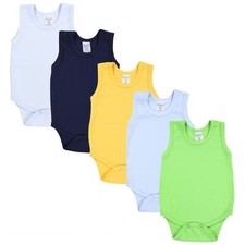 TupTam Baby Jungen Achselbody in Unifarben 5e...