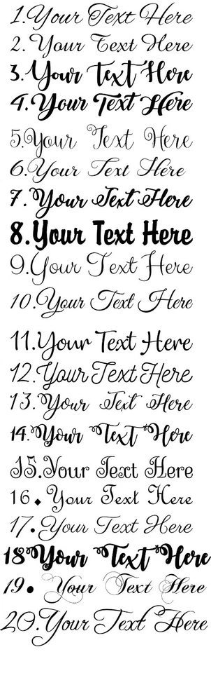 Personalised Wall Sticker Custom Stickers Vinyl Decal Design your Own Quote - Image 2 of 4