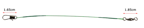 20 Fishing Wire Trace Pike Perch Sea Lure Stainless Safety Link Swivel Spinning - Picture 3 of 15