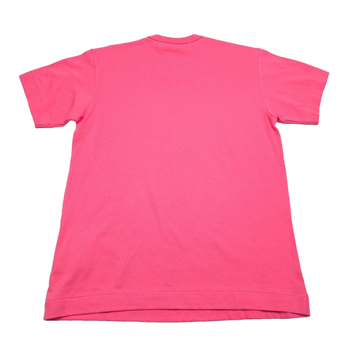 PLAY Comme Des Garcons Pink Embroider Heart T-Shirt Japan AZ-T271 Womens Small - Afbeelding 2 van 8
