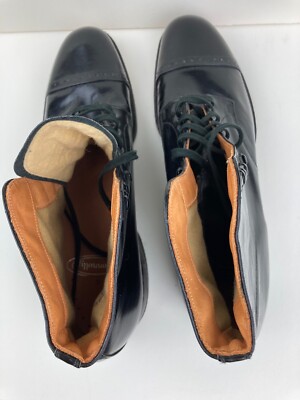Vintage Connolly Black Kid Kangaroo Leather New Dress Boot  display picture 1