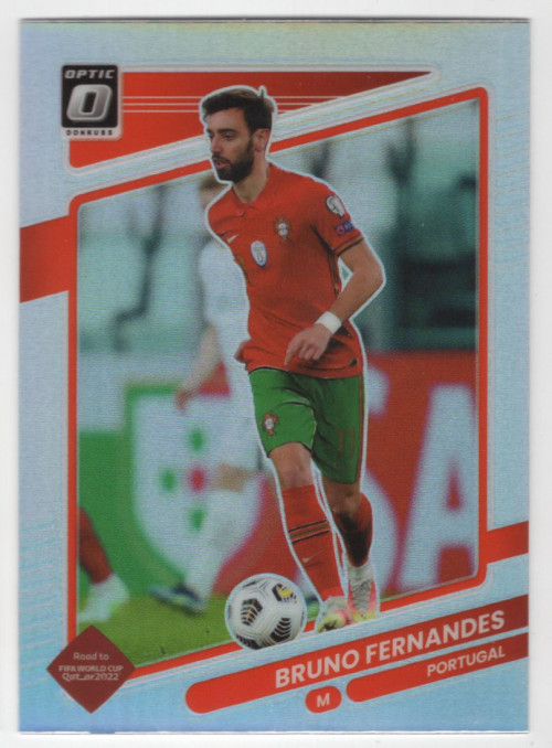 2021-22 Donruss Optic Holo #118 Bruno Fernandes - NM-MT