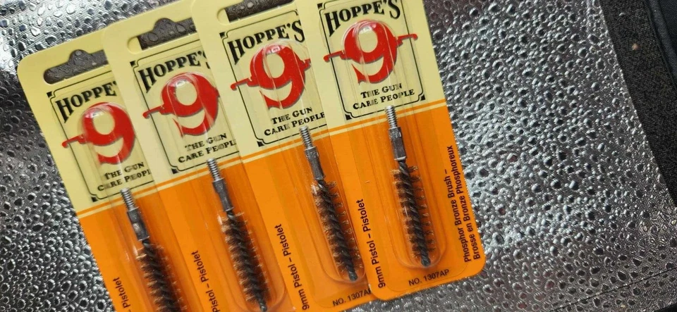 LOT of 4: Hoppe's Pistol Phosphor Bronze Bore Brush 9mm 1307AP E-7 - Image 3 of 4