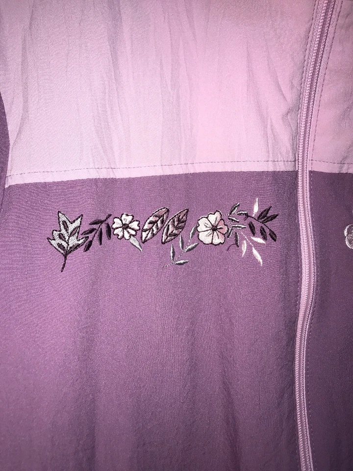 Conjunto de chándal cortavientos Blaire púrpura de colección para mujer mediano años 90 violeta Foto 3 de 4