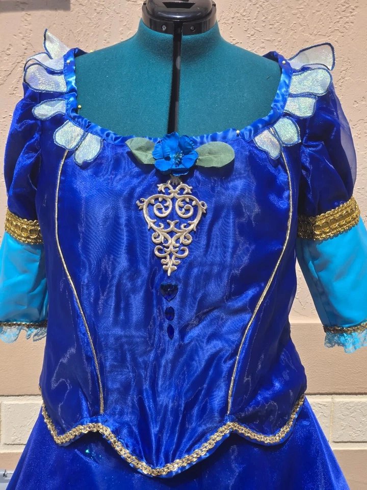 Barbie y las 12 Princesas Bailarinas Courtney Vestido Bailarina Azul Talla 22 Foto 2 de 4