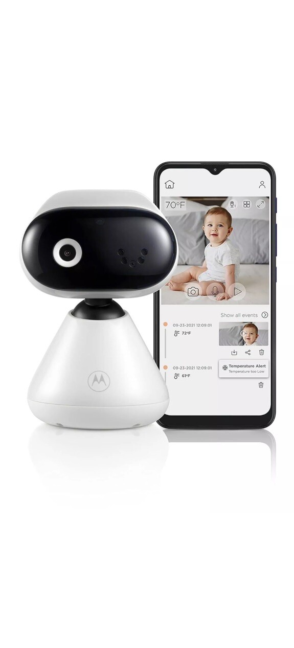 Motorola Baby Monitor Camera PIP1000 with 1080p HD Video, WiFi Connectivity, and Smartphone Compatibility-image